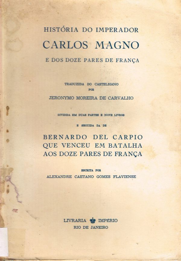 História do Imperador Carlos Magno e dos Doze Pares de França